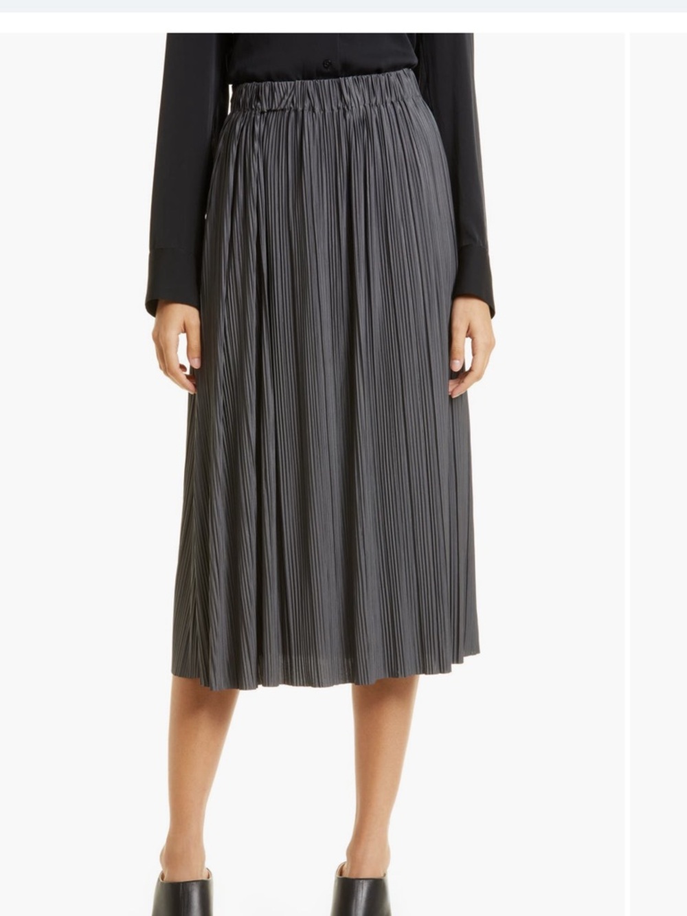 Samsøe Samsøe Uma Pleated Midi Skirt